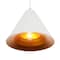 Cwi Lighting Keila 1 Light Down Pendant With Matte White & Gold Finish 9666P10-1-142 - alternate 4